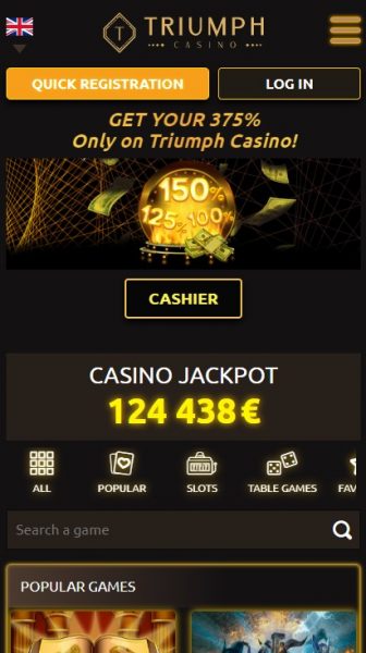 скачать приложение Triumph Casino  10 руб